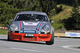 Porsche 911 RSR (1973) mit Startnummer 318 an der Arosa ClassicCar 2011
