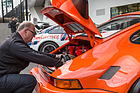Porsche 911 RSR 3.0 (1974) an der Porsche Soundnacht 2016 - Warmup