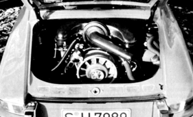 Porsche 911 S (1968) - Beim Anblick des Kraftpaketes im Heck spürt auch der Laie, daß er vor einem Meisterwerk steht