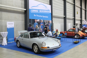 Porsche 911 S (1968) mit einfarbigen Flügelrädern – Swiss Classic World Luzern 2022