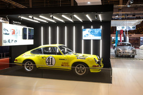 Porsche 911 S-T (1972) - zusammen mit einem Porsche 356 auf dem Porsche-Stand - Rétromobile Paris 2018 (1972)