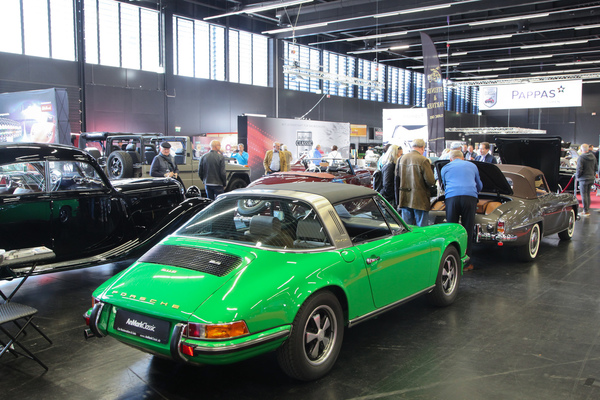 Porsche 911 S Targa in Vipergrün - Classic Expo Salzburg 2019
