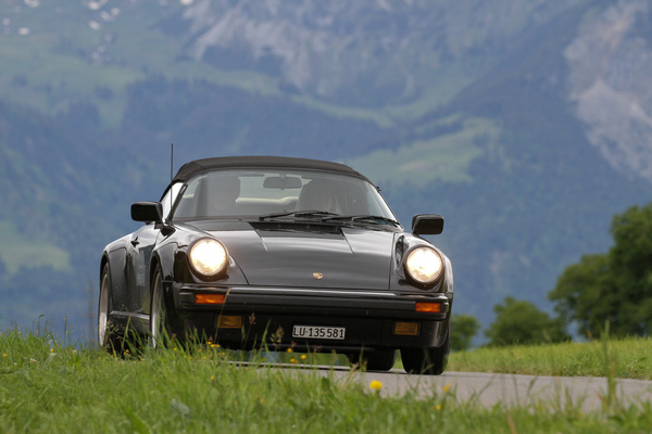 Porsche 911 Speedster - am Alpenbrevet 2020