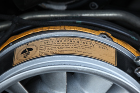 Porsche 911 T (1972) - Hinweise auf dem Lüfterrad