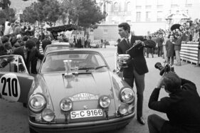 Porsche 911 T Rallye (1968) – Vic Elford und David Stone holten Porsches ersten Rallye-Monte-Carlo Sieg. (1968)