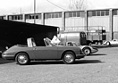 Porsche 911 Targa (1965) - frühe Version, im Hintergrund ein Porsche 904