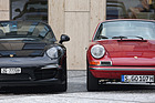 Porsche 911 Targa (1966) - im Vergleich zum Nachkömmling wirkt der Alte bescheiden