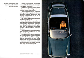 Porsche 911 Targa (1970) - Werbung - in eimem Porsche fährt man bequemer als die meisten, die man überholt