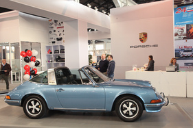 Porsche 911 Targa (1972) - in herrlichem Silberblau - Auto d'Epoca Padova 2015
