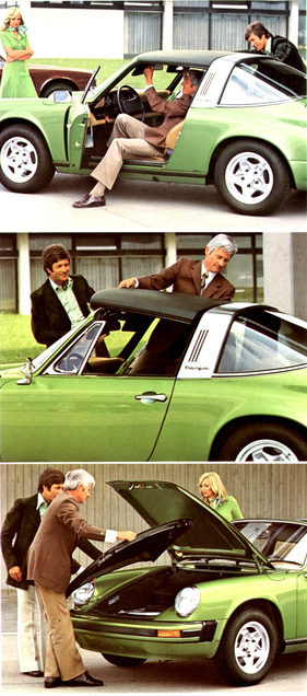 Porsche 911 Targa (1974) - die feste Dachvariante war bei den Kunden weniger beliebt