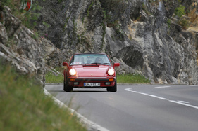 Porsche 911 Targa (1987) - an der OCC Jungfrau Rallye 2020