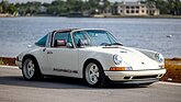 Image: Porsche 911 Targa Reimagined by Singer "Coconut Grove Commission" (1990) — Lot 151 at the Broad Arrow "The Quail" auction in 2026