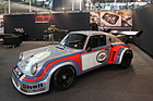 Porsche 911 Turbo (1974) - Rennsportwagen aus der silbernen Martini-Ära - Retro Classics Stuttgart 2020