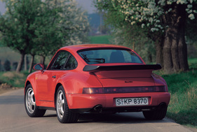 Porsche 911 Turbo 3.3 (964) (1992) - nur "turbo" stand als Typenbezeichnung auf dem Auto