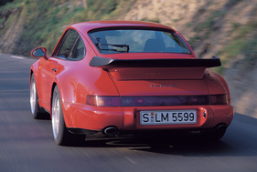 Porsche 911 Turbo 3.6 (964) (1993) - der grössere Hubraum ist im Typenschriftzug angedeutet