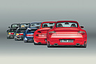 Porsche 911 Turbo (996) (2000) - fünf Generationen Turbo-Porsche 1975-2000