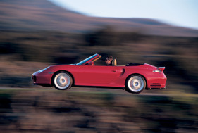 Porsche 911 Turbo (996) (2003) - Cabriolet in voller Fahrt