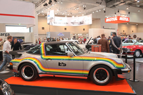 Porsche 911 Turbo Targa Buchmann (1985) - Recreation der berühmten bb-Schöpfung mit den Polaroid-Farben - Techno Classica 2015