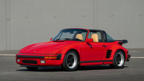 Porsche 911 Turbo Targa “Flachbau” (1989) - als Lot 144 an der Broad-Arrow-Versteigerung am Monterey Jet Center 2024