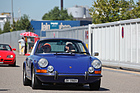 Porsche 911 - so schön in Blau - am 2. TCS Youngtimer und Classictreffen in Pratteln im Jahr 2016