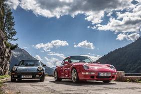 Porsche 911 turbo (993) (1997) - zusammen mit 911 turbo 3,3 von 1989