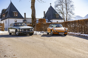 Porsche 911 und Bristol 411 - Klassiker in Kitzbühel Porsche 911 und Bristol 411 - Klassiker in Kitzbühel