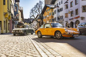 Porsche 911 und Bristol 411 - Klassiker in Kitzbühel Porsche 911 und Bristol 411 - Klassiker in Kitzbühel