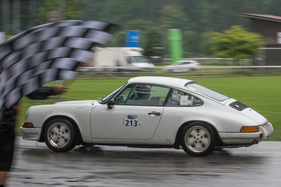 Porsche 911T Coupe (1973) am Oldtimer GP Brugger Schachen 2019 - Starterfeld 2 «Sport- und Rennwagen»