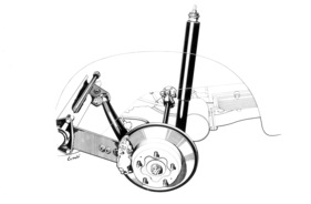 Porsche 912 (1965) - Hinterradaufhängung (identisch mit 911)