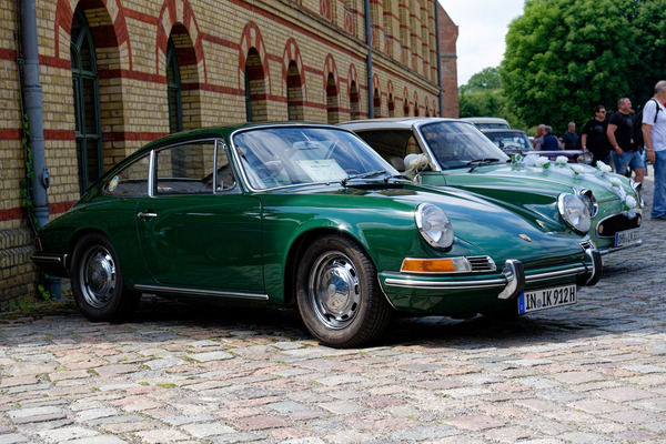 Porsche 912 (1966) – 911 nach Hausfrauenart. Der Vierzylinder ist nichts für Sound-, dafür aber für Kurvenfetischisten – Oldtimer Open Air 2024