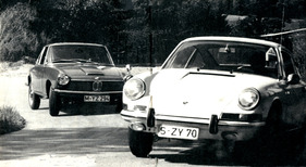 Weißblaue Porsche-Konkurrenz - BMW 1600 GT gegen Porsche 912