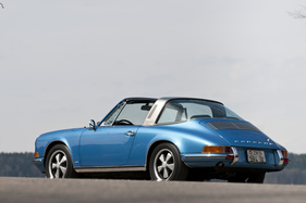 Porsche 912 Targa (1968) - den 912 gab es auch mit der weichen Heckscheibe, Glas kostete anfänglich Aufpreis