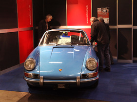 Porsche 912 Targa (1968) - der Motor interessiert beim Vierzylinder-Porsche - gezeigt durch die Touring Garage - besonders - am OTM Fribourg 2013