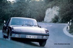 Porsche 914 (1973) - Werbeplakat Porsche 914 (1973) - Werbeplakat