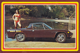 Porsche 914/4 Pickup (1971) - ... viel beachtet wurde. Und zwar massgeblich aufgrund der spärlich gehüllten Zierdame namens Renee Vaughn, die ihre Profession mit „Adult Entertainer“ angab – weil...