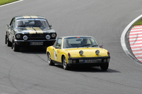 Porsche 914/6 (1969) - in the sports car class at the 2014 Gaisberg Race