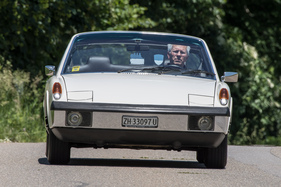 Porsche 914-6 (1970) - ... und vom Heck her tönt der Sechszylinder-Boxermotor