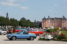 Porsche 914/6 (1972) - besser kann man seinen Wagen fast nicht präsentieren - Classic-Gala Schwetzingen 2021
