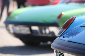 Porsche 914/6 (1972) - mit charakteristischen Blinkern - Classic-Gala Schwetzingen 2021