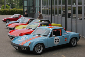 Bild Porsche 914/6 - Breitbau-Variante in Gulf-Farben - 4. Porsche Classic Day 2016
