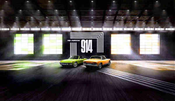 Bild: Porsche 914 - Jubiläusmotiv Techno Classica Essen 2019