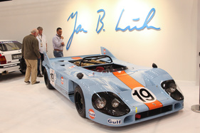 Porsche 917/10 (1971) - optisch und technisch ein Überflieger, auch wenn die Gulf-Bemalung historisch nicht ganz korrekt ist - Techno Classica 2015