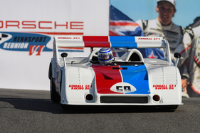Porsche 917/10 (1972) - vor passendem Hintergrund - Porsche Rennsport Reunion 2018