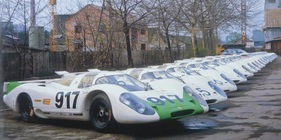 Porsche 917 (1969) – Vorführung der 25 Homologationsmodelle am 21. April 1969