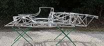 Porsche 917 (1969) - der neu aufgebaute Rahmen für Nummer 21, der auch einen Renneinsatz überleben soll
