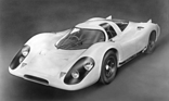 Porsche 917 (1969) – erste Kurzheck-Version auf einem historischen Werksfoto