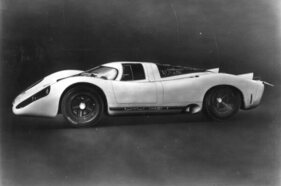 Porsche 917 (1969) – retouchiertes Werksfoto der ersten Kurzheck-Version