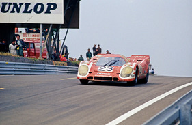 Image: Porsche 917 (1970) - Hermann and Attwood achieve the first overall Le Mans victory for the Stuttgart-based automobile brand on June 14, 1970
