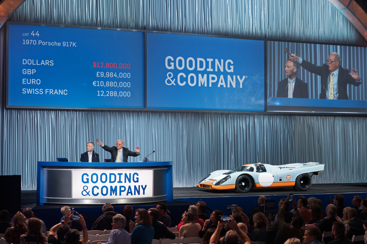 Porsche 917 (1970) - Lot 044 - der ex-Siffert 917 mit Einsatz im Film "Le Mans" erzielte über USD 15 Millionen (inkl. Aufpreis/Kommission)