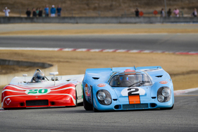 Porsche 917 (1970) - beim Anbremsen - Porsche Rennsport Reunion 2018